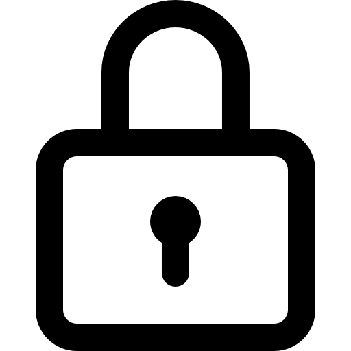 Secure logistics icon